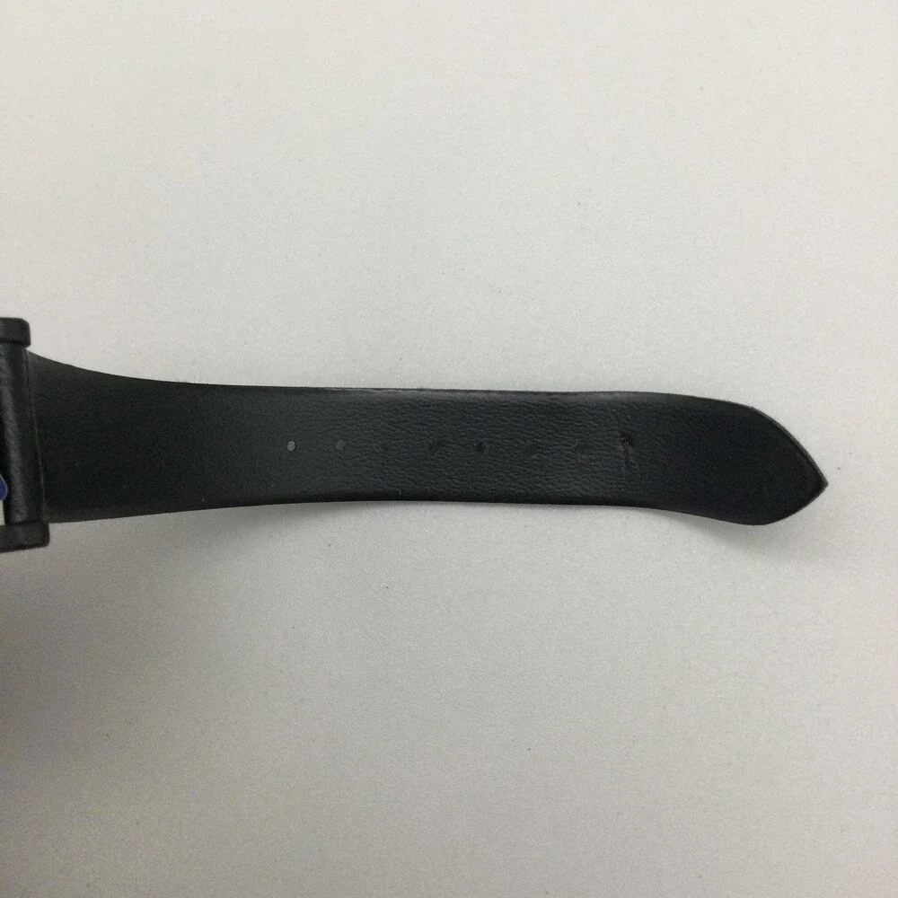 Lorus Unisex Watch 31mm Mickey Mouse V515-6B20 Black Leather Disney New Battery
